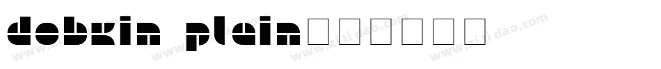 Dobkin Plain字体转换